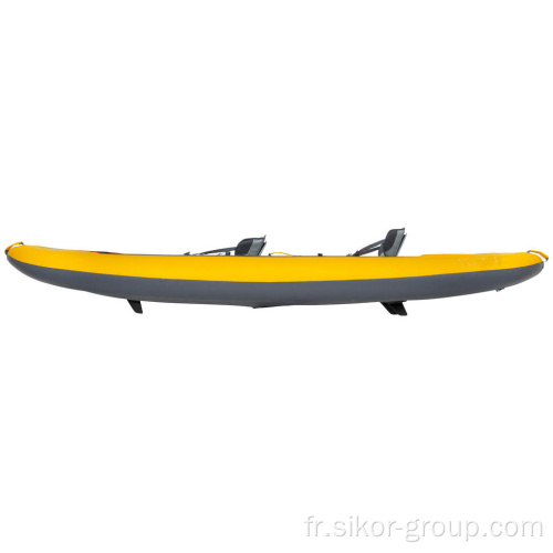 Kayak de pêche à la palette d&#39;air kayak kayak gonflable orange 2 personnes à vendre